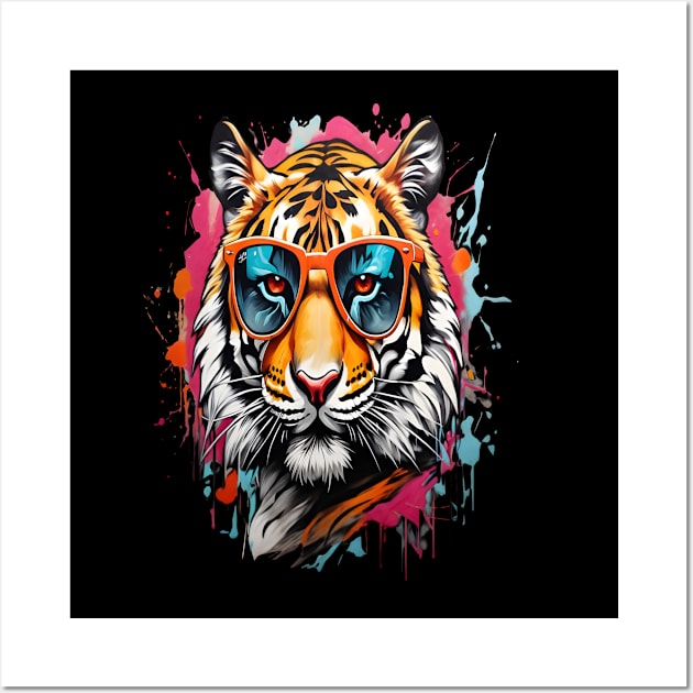 Tiger King Sunglasses Wall Art by El bouhati desing